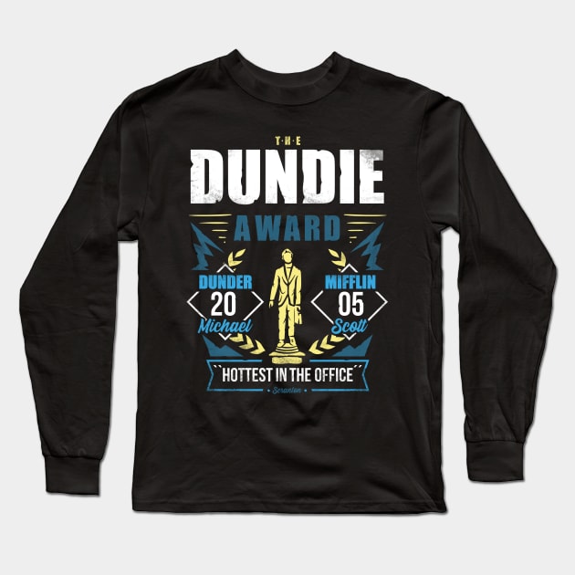 The Dundie Award Long Sleeve T-Shirt by Soulkr